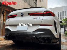 Load image into Gallery viewer, 1 Pair OEM Style Stainless Steel Square BMW X5 G05 X6 G06 X7 G07 Exhaust Muffler Pipe Car Tail Tips