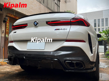 Load image into Gallery viewer, 1 Pair OEM Style Stainless Steel Square BMW X5 G05 X6 G06 X7 G07 Exhaust Muffler Pipe Car Tail Tips