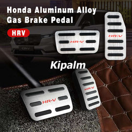 2pcs Aluminum Alloy Car Foot Rest Pedal Pads Cover with Rest Pedals Gas Brake Rest Pedal for Honda HRV