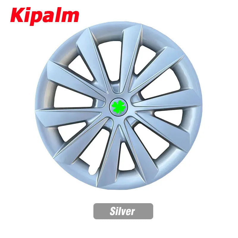 WHC3001 4PCS 18inch Tesla Model 3 ABS Hub Cap Wheel Covers Hubcaps No Logo