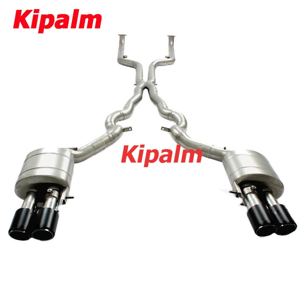 304 Stainless Steel Cat-back Fit for BMW M5 F10 2014 4.4T With Dual Exhaust Tip