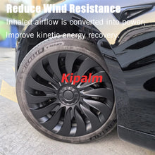 Load image into Gallery viewer, 4PCS Tesla Model 3 Highland 2023 18 inch Symmetrical Wheel Cover 2024 Replacement Vehicle Hubcaps Accessories