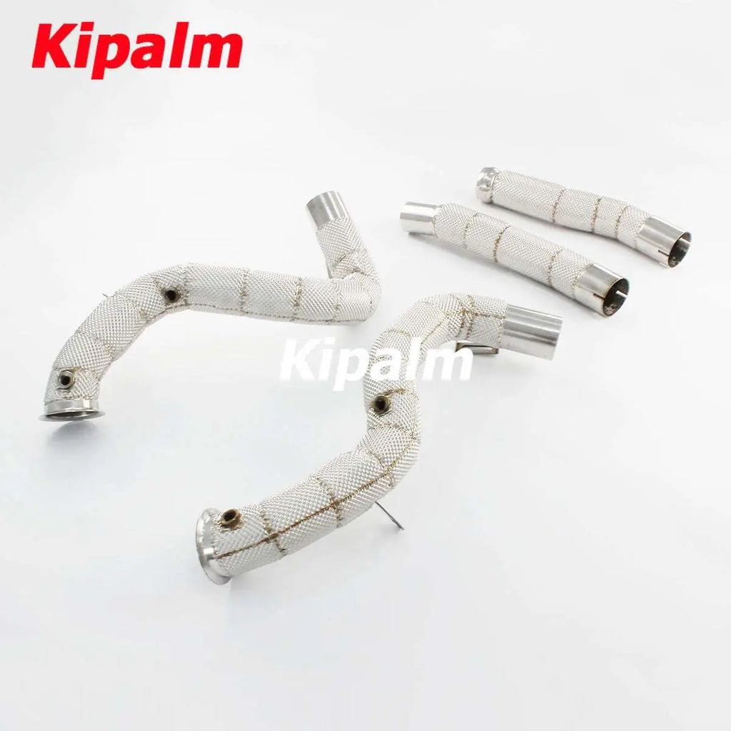 1PC 304 Stainless Steel Downpipe for Mercedes-benz AMG-GT 4.0T C190 2016-2019