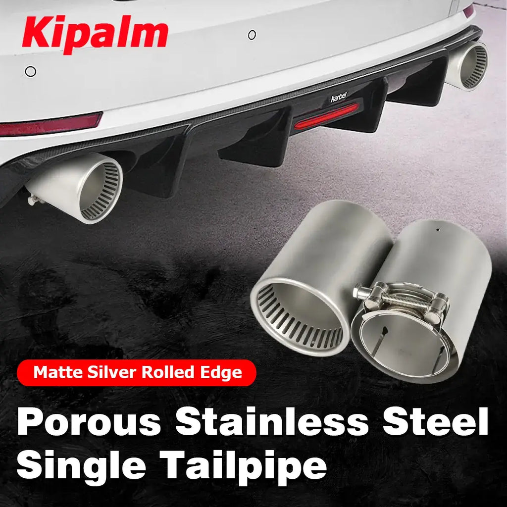 Curly Edge Stainless Steel Exhaust Tip