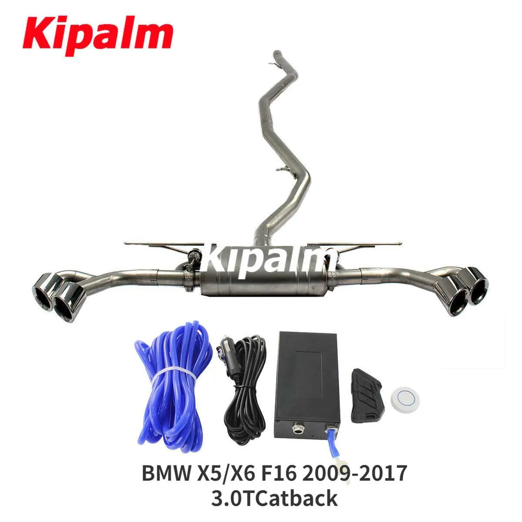 M Performance Cat-back Fit for BMW X5/X6 F16 2009-2017 3.0T with Valve and Controller Exhaust System