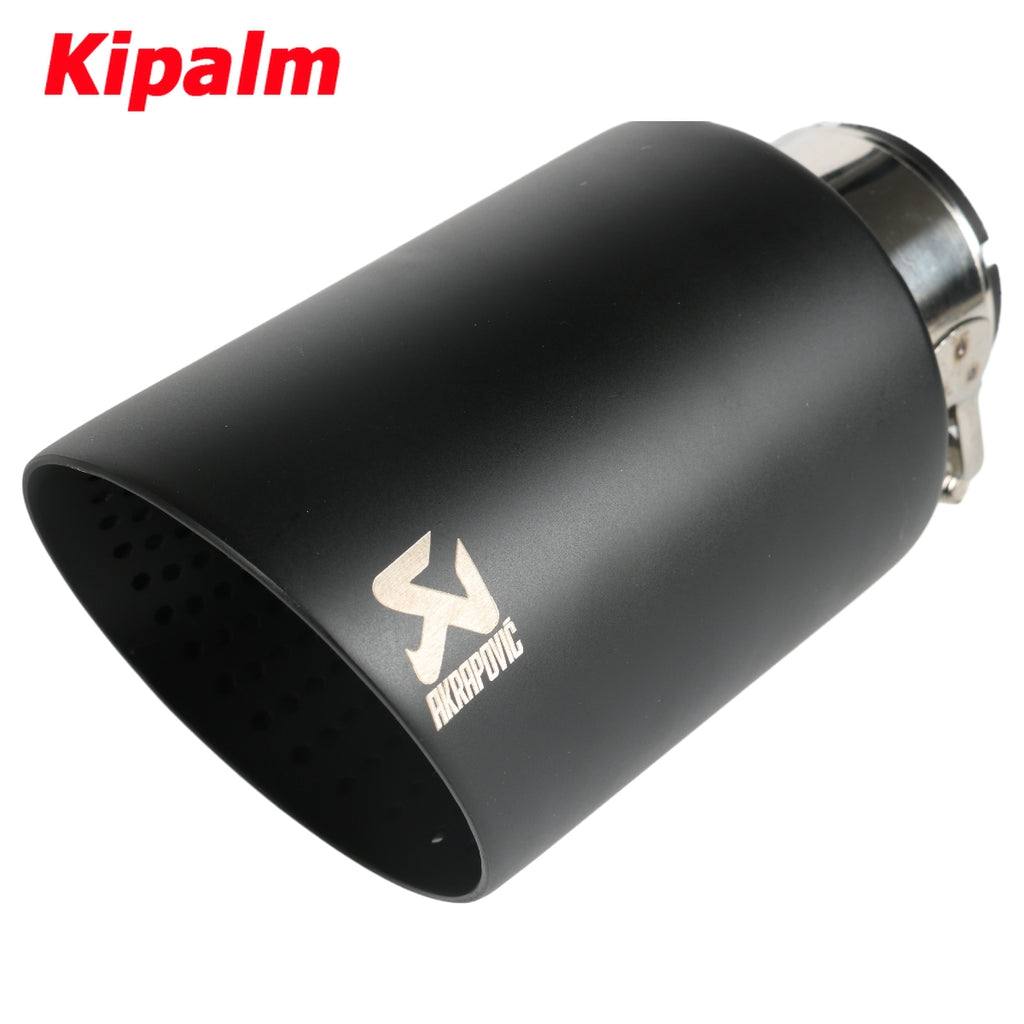 1PC 304 Stainless Steel Car Muffler Tip Exhaust Pipe System for VW Golf 6 Golf 7 Golf R GTI Tiguan Muffler Cutter