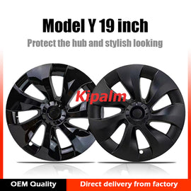 4PCS Tesla Model Y 2023 Full Coverage Sport 19 Inch Wheel Cover Cap Replacement Vehicle Hubcaps Accessories