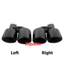 Load image into Gallery viewer, Matte Black Stainless Steel Exhaust Tail Tips for VW Golf