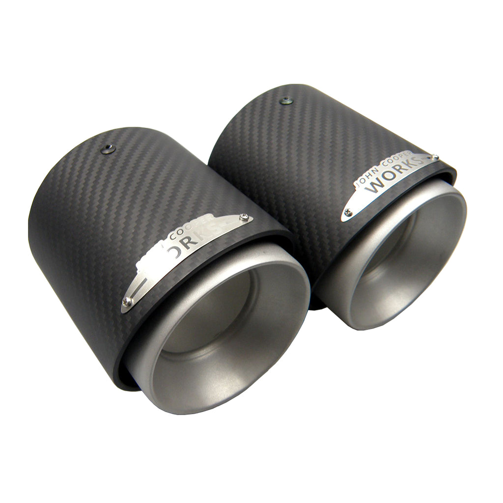 1PC Carbon Fiber Exhaust Tip Muffler Tips Fit for Mini Cooper R55 R56 R57 R58 R59 R60 R61 F54 F55 F56 F57 F60 Mini Tail Pipe Tip