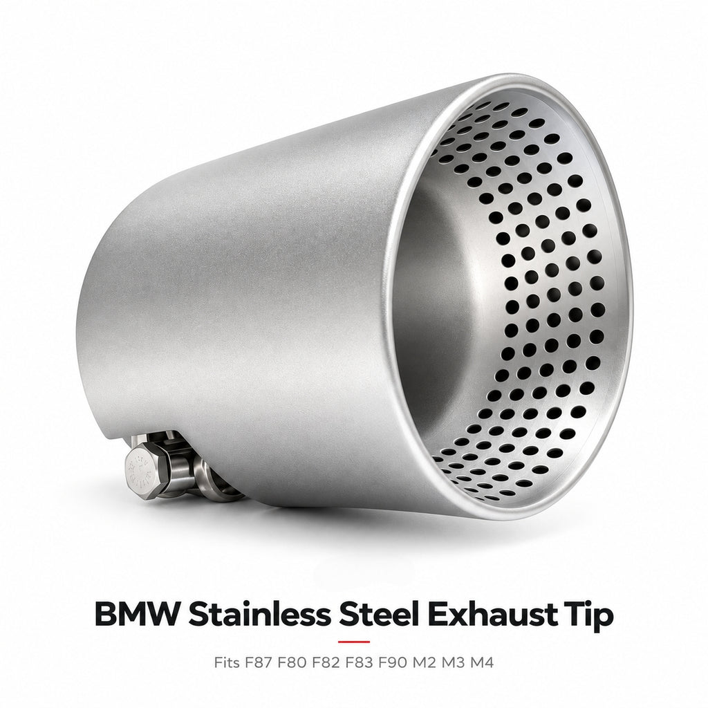 1 PCS Universal Stainless Steel Exhaust Tip for BMW F87 F80 F82 F83 F90 M2 M3 M4 Performance Tailpipe Upgrade