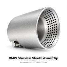 Load image into Gallery viewer, 1 PCS Universal Stainless Steel Exhaust Tip for BMW F87 F80 F82 F83 F90 M2 M3 M4 Performance Tailpipe Upgrade