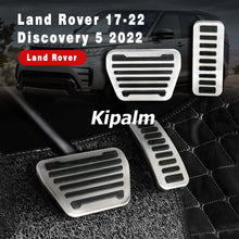 Load image into Gallery viewer, 2pcs Stainless Steel Car Foot Rest Pedal Pads Cover with Rest Pedals Gas Brake Rest Pedal for Land Rover Discovery Defender