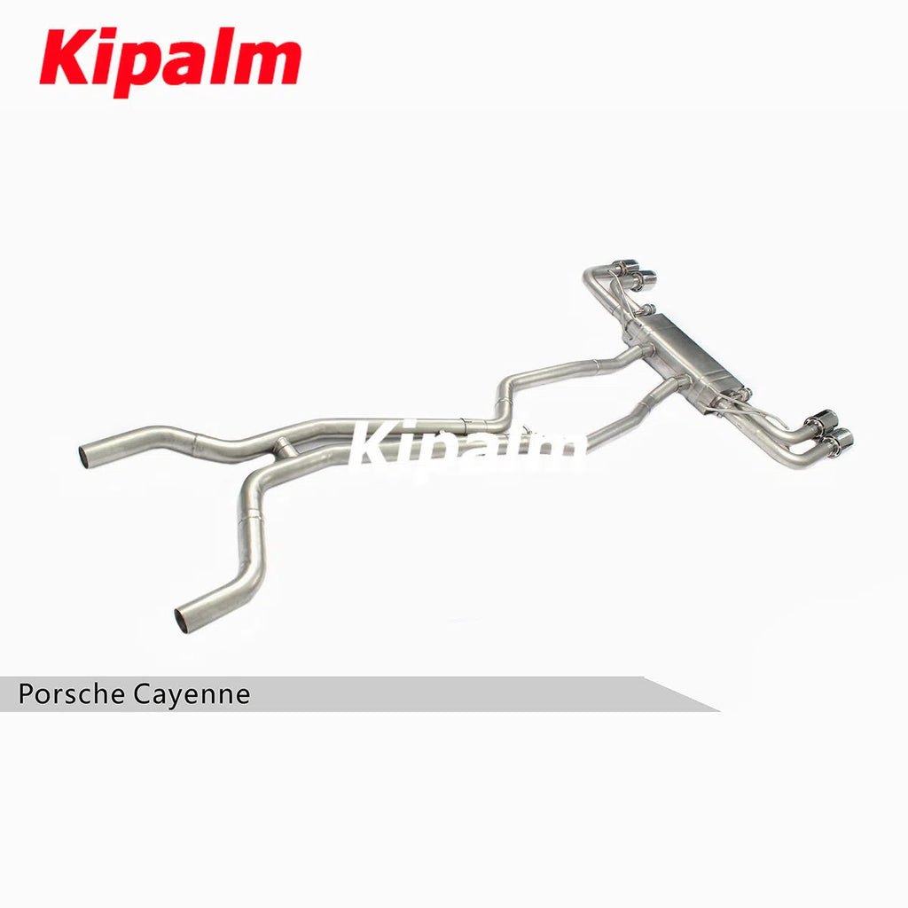 304 Stainless Steel Full Exhaust System Performance Cat-back for Porsche Cayenne 3.6T 4.8T 2011-2014