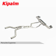 Load image into Gallery viewer, 304 Stainless Steel Full Exhaust System Performance Cat-back for Porsche Cayenne 3.6T 4.8T 2011-2014