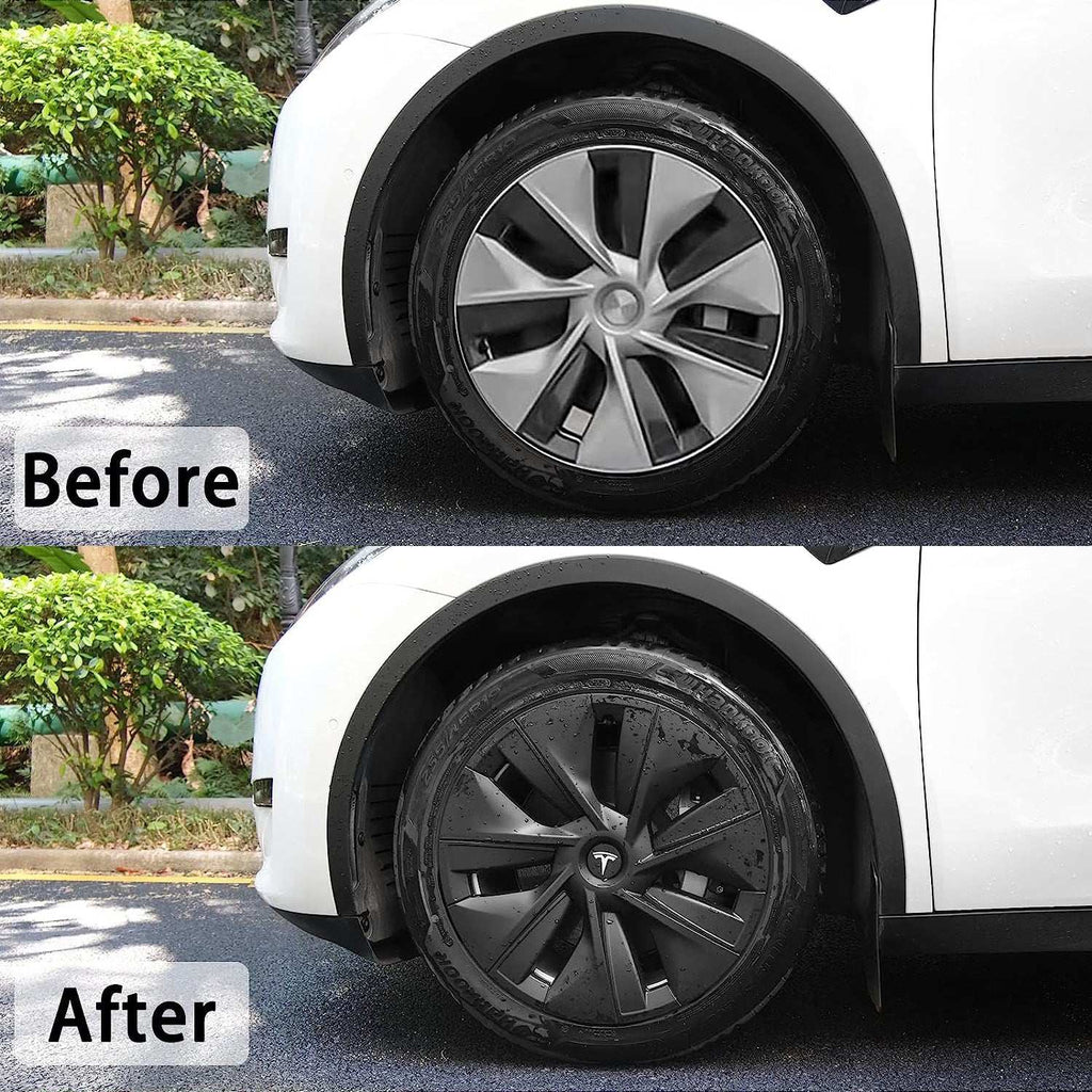 WHCY002 Fits for Tesla Model Y Wheel Protection Cover Hubcap Replacement Kits (4pcs)