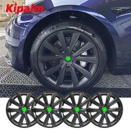 WHC3001 4PCS 18inch Tesla Model 3 ABS Hub Cap Wheel Covers Hubcaps No Logo