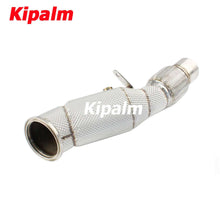 Load image into Gallery viewer, 1PC Performance Downpipe with Heat Shield for BMW 3 Series B48 2.0T 2017 2018 2019