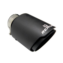 Load image into Gallery viewer, 1pcs Carbon Fiber Remus Car Remus Wolf Exhaust Pipe Muffler Black Stainless Steel Tips For Golf Ford VW