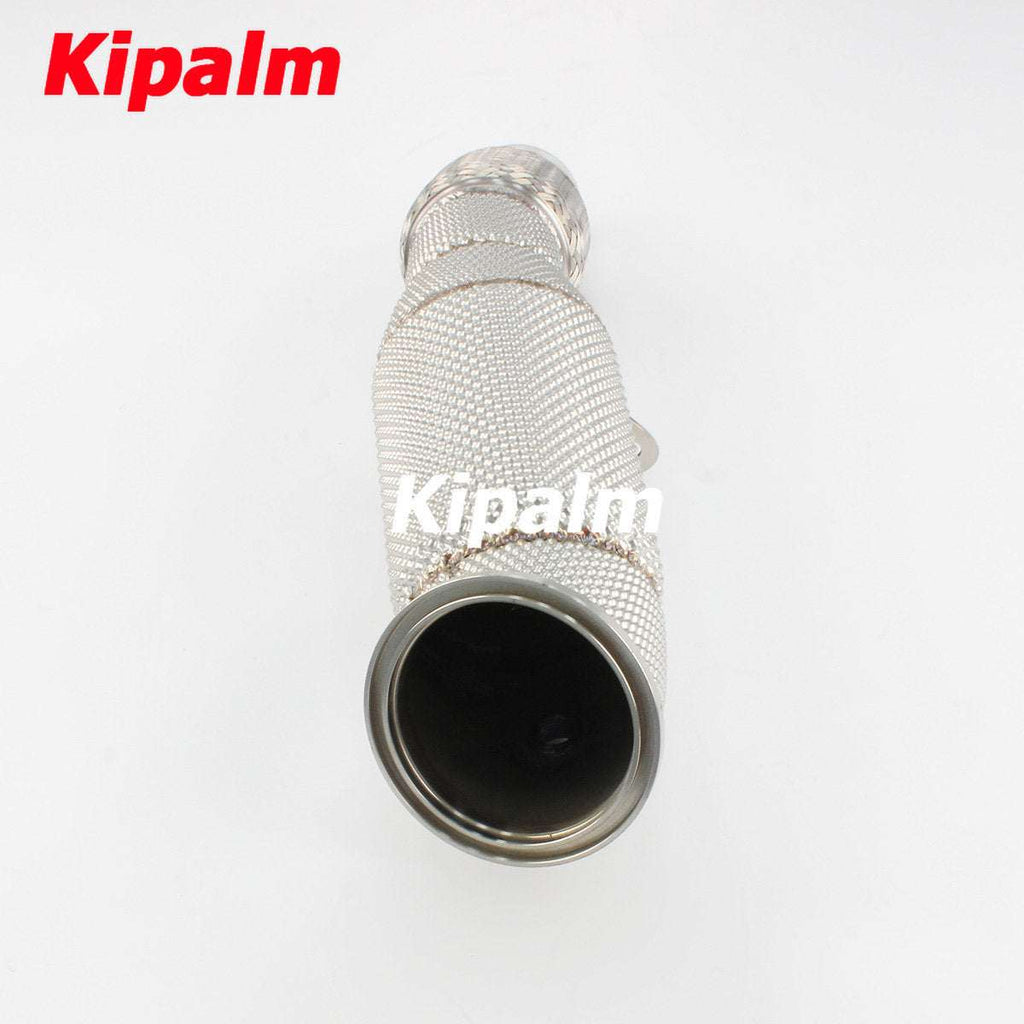 1PC Performance Downpipe with Heat Shield for BMW 3 Series B48 2.0T 2017 2018 2019
