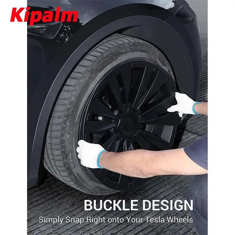 WHCY003 New Brand Style ABS Tesla Model Y Wheel Protection Cover Hubcap Replacement Parts (4pcs/set)