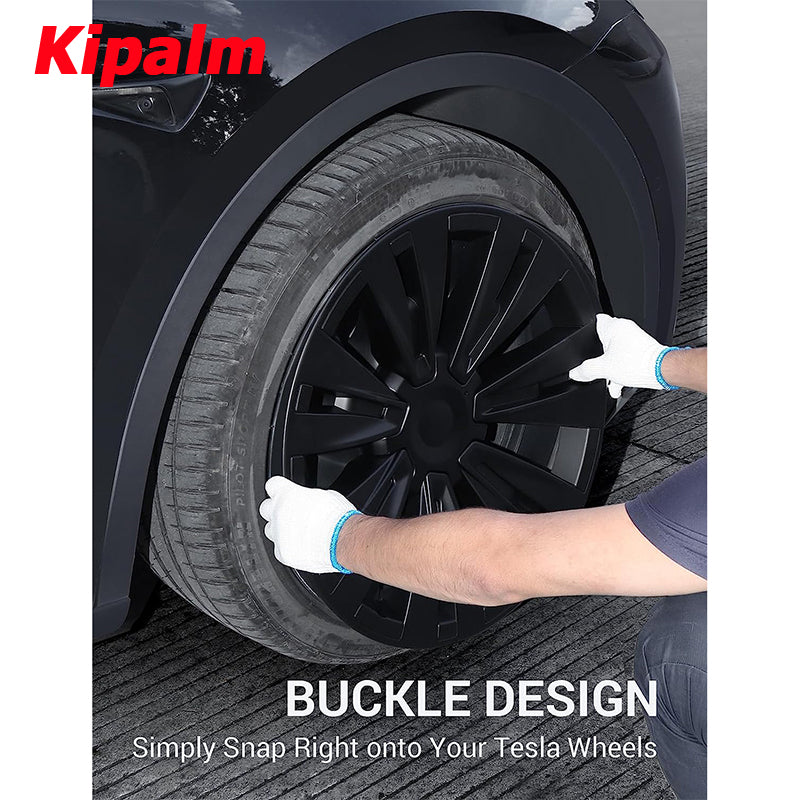 WHCY003 New Brand Style ABS Tesla Model Y Wheel Protection Cover Hubcap Replacement Parts (4pcs/set)