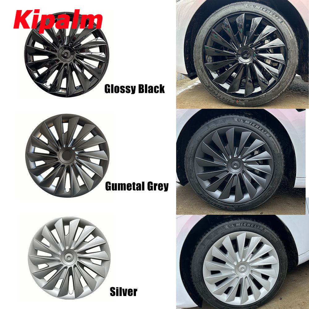 4PCS Model 3 Highland 2023+ 18'' Wheel Covers Rim Cap Tesla Hubcaps