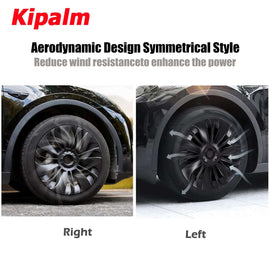 Replacement 19'' Wheel Caps Kits Protection Cover Hubcap Fits for Tesla Model Y