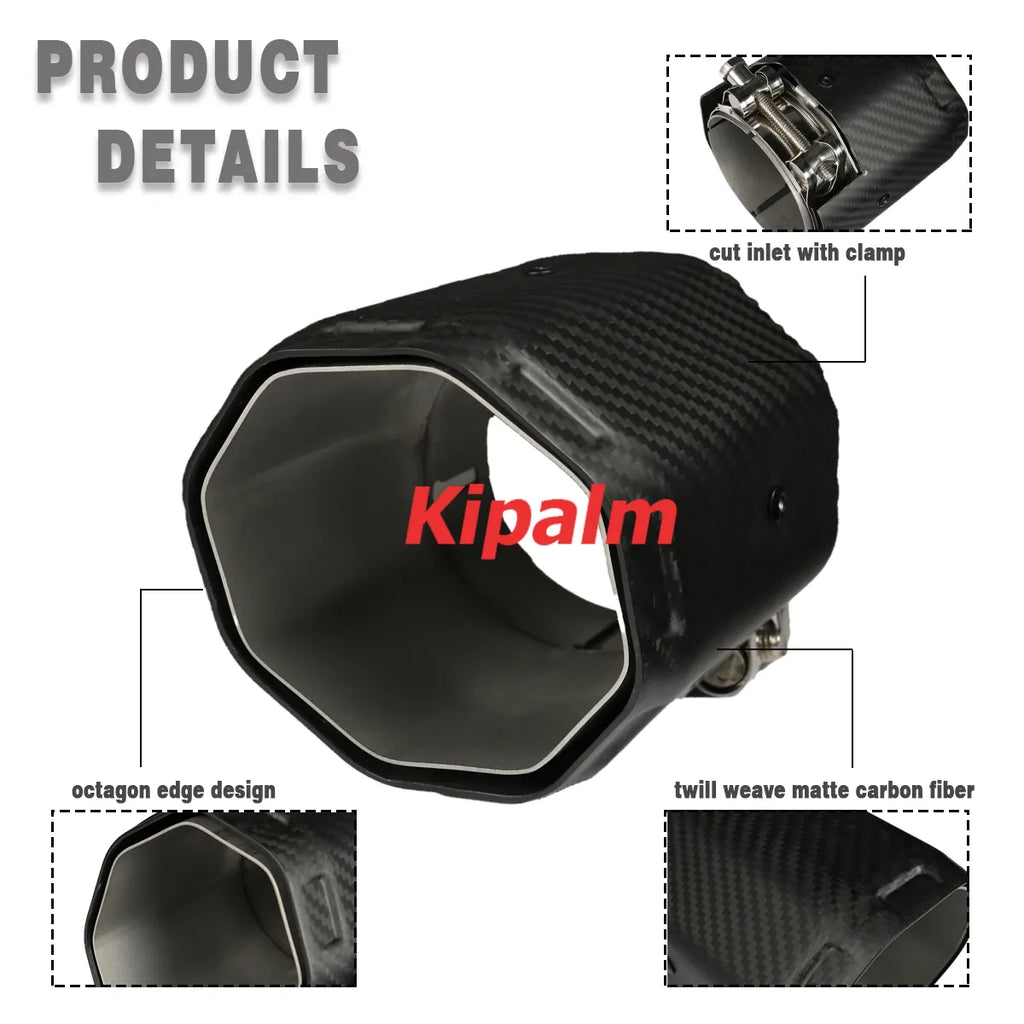 Carbon Fiber Exhaust Tips for BMW M3 G80 M4 G82 G83 G87