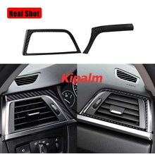 Load image into Gallery viewer, 2PC BMW F30 Gloss Carbon Fiber Outlet Vent Cover