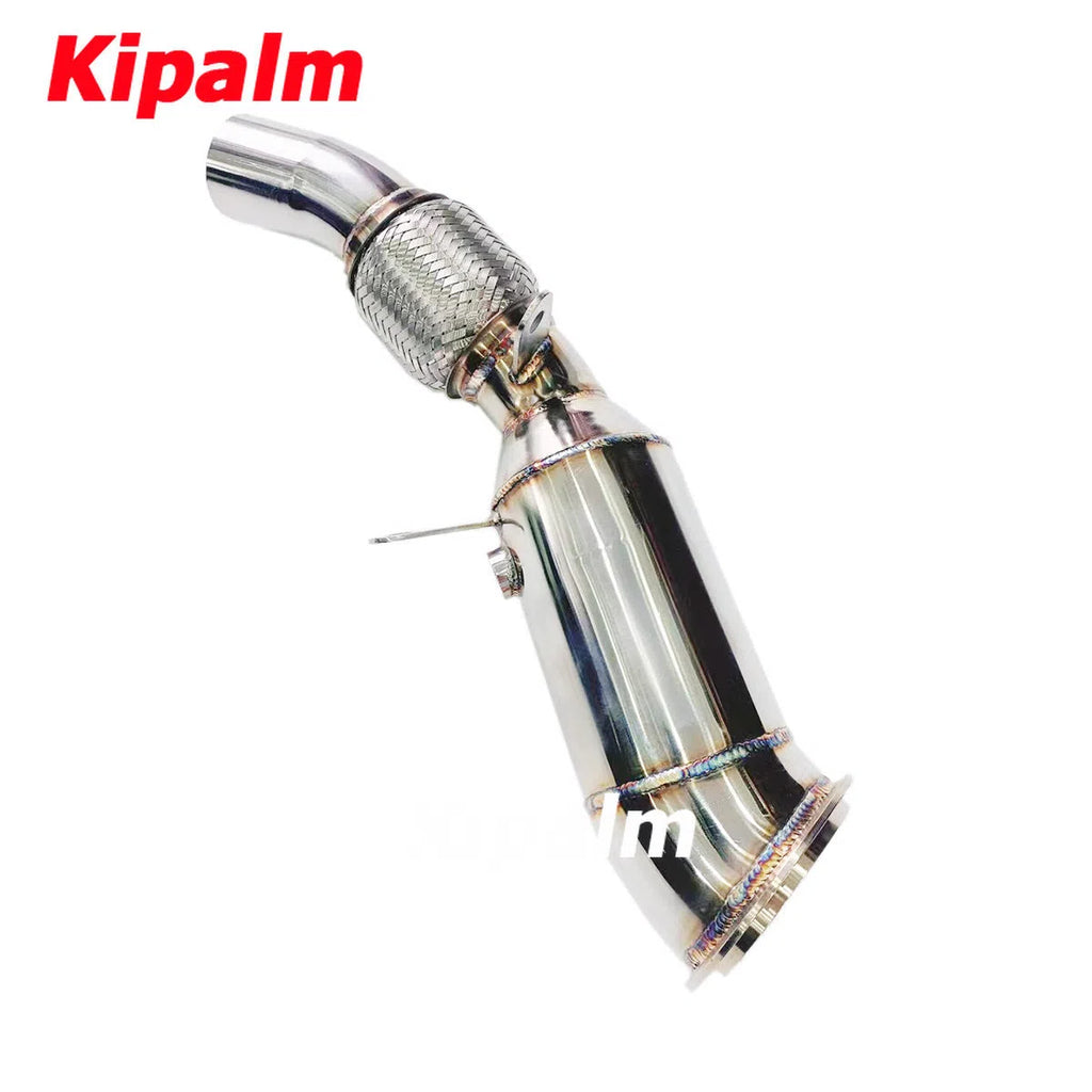 1PC Performance Downpipe with Heat Shield for BMW 5 Series F10/F18 N20 2.0T 2014-2017