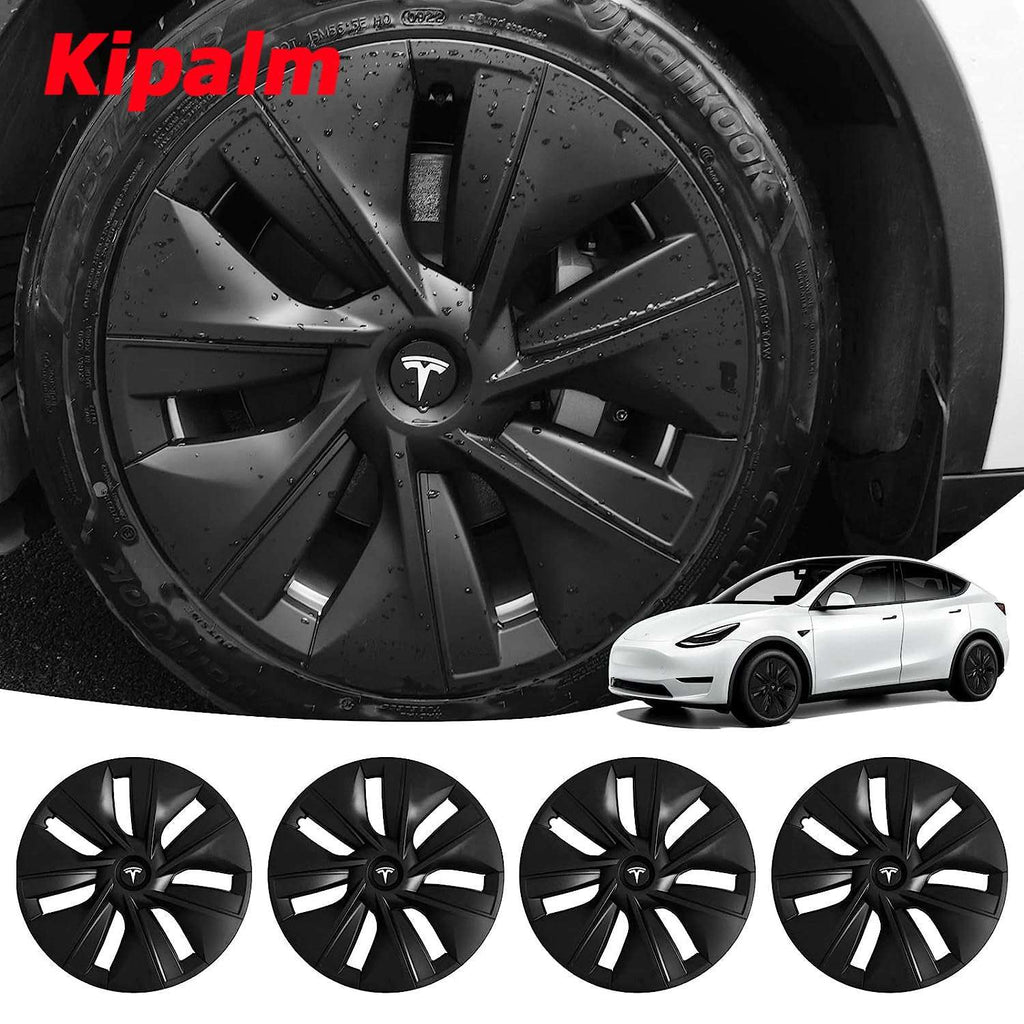 WHCY002 Fits for Tesla Model Y Wheel Protection Cover Hubcap Replacement Kits (4pcs)