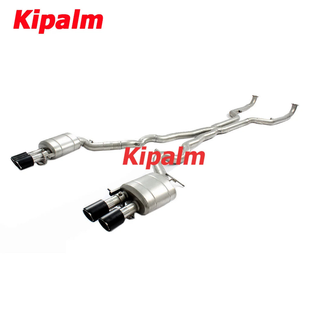 304 Stainless Steel Cat-back Fit for BMW M5 F10 2014 4.4T With Dual Exhaust Tip