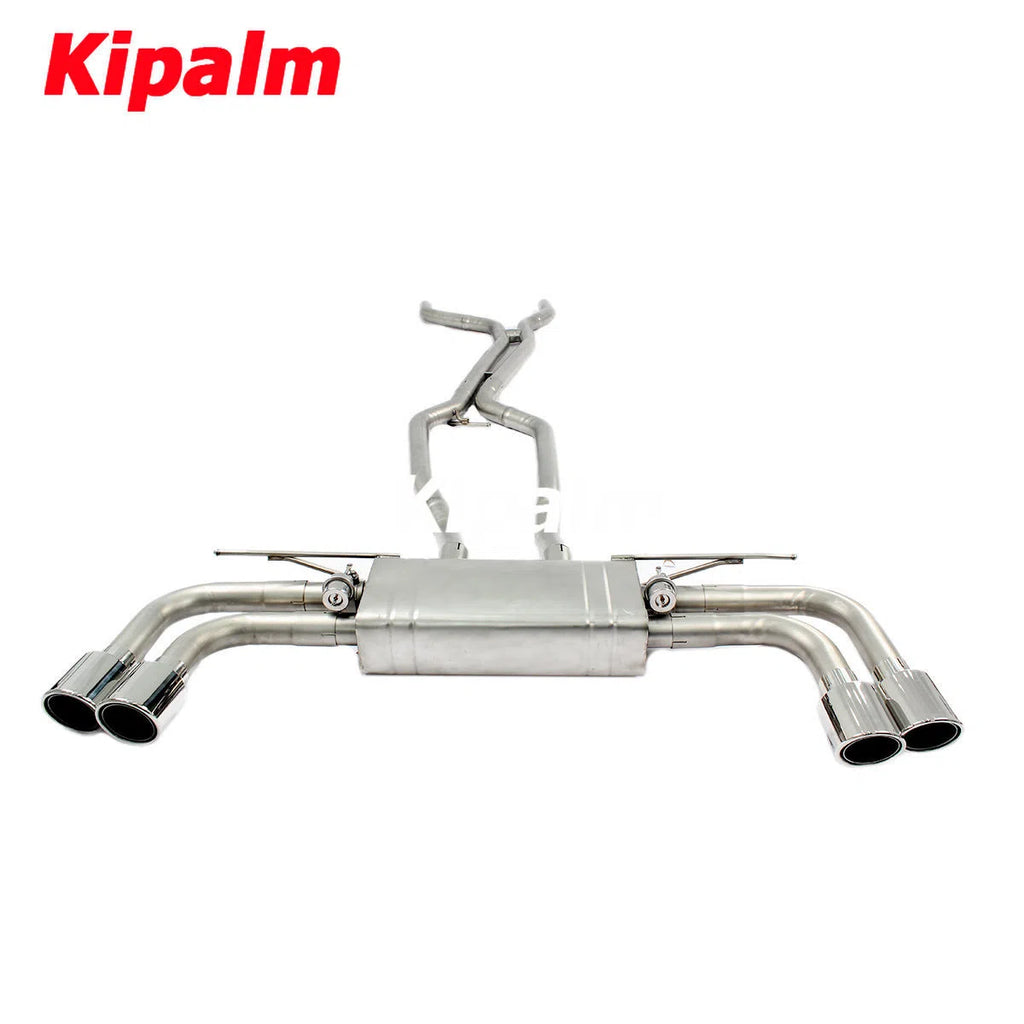 304 Stainless Steel Full Exhaust System Performance Cat-back for Porsche Cayenne 3.6T 4.8T 2011-2014