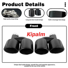 Load image into Gallery viewer, Matte Black Stainless Steel Exhaust Tail Tips for VW Golf