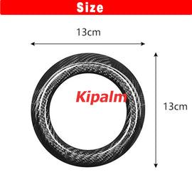 1 PC Real Dry Carbon Fiber Front Air Vent Cover Decorative Trim for MINI F54 F55 F56 F57 F60 2020-2023