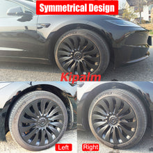 Load image into Gallery viewer, 4PCS Tesla Model 3 Highland 2023 18 inch Symmetrical Wheel Cover 2024 Replacement Vehicle Hubcaps Accessories