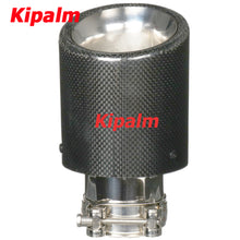 Load image into Gallery viewer, Remus Sport Glossy Carbon Fiber Exhaust Muffler Tips with Expand Outlet for GOLF MAZDA Land Rover JAGUAR