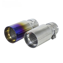 Load image into Gallery viewer, 1pcs 80mm Outlet 304 Stainless Steel Exhaust Tips Straight Cut End Pipes Muffler Tips Fit for F30 328i 330i