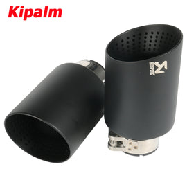 1PC 304 Stainless Steel Car Muffler Tip Exhaust Pipe System for VW Golf 6 Golf 7 Golf R GTI Tiguan Muffler Cutter