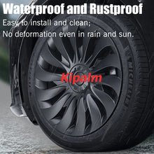 Load image into Gallery viewer, 4PCS Tesla Model 3 Highland 2023 18 inch Symmetrical Wheel Cover 2024 Replacement Vehicle Hubcaps Accessories