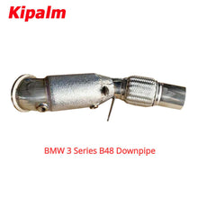 Load image into Gallery viewer, 1PC Performance Downpipe with Heat Shield for BMW 3 Series B48 2.0T 2017 2018 2019