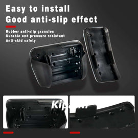 2pcs Volkswagen Aluminum Alloy Car Foot Rest Pedal Pads Cover with Rest Pedals Gas Brake Rest Pedal AT