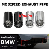BMW G20 G21 G22 Exhaust Pipe Tip in Black or Chrome