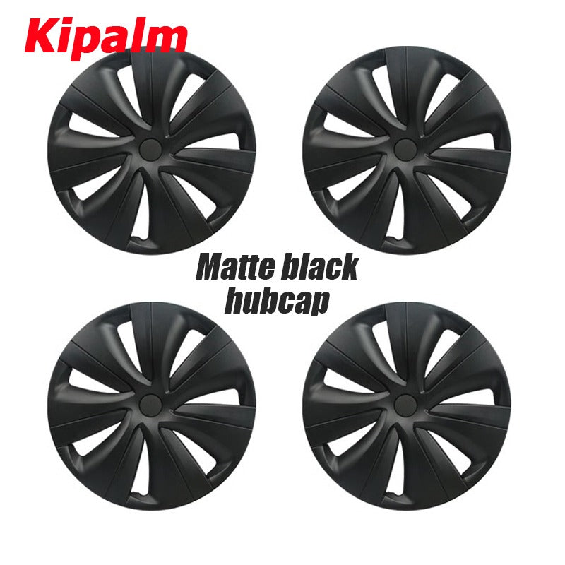 19 Inch Tesla Accessories Model Y Full Coverage Wheel Cover Cap Replacement Vehicle Hubcaps