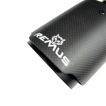 Load image into Gallery viewer, 1pcs Carbon Fiber Remus Car Remus Wolf Exhaust Pipe Muffler Black Stainless Steel Tips For Golf Ford VW