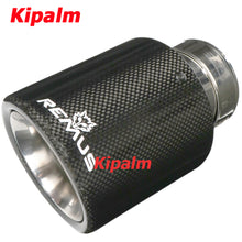 Load image into Gallery viewer, Remus Sport Glossy Carbon Fiber Exhaust Muffler Tips with Expand Outlet for GOLF MAZDA Land Rover JAGUAR