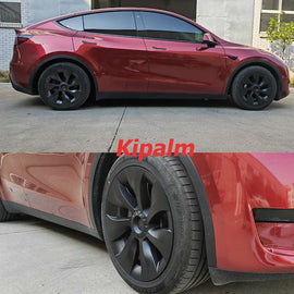4PCS Tesla Model Y 2023 Full Coverage Sport 19 Inch Wheel Cover Cap Replacement Vehicle Hubcaps Accessories