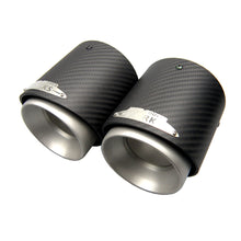 Load image into Gallery viewer, 1PC Carbon Fiber Exhaust Tip Muffler Tips Fit for Mini Cooper R55 R56 R57 R58 R59 R60 R61 F54 F55 F56 F57 F60 Mini Tail Pipe Tip