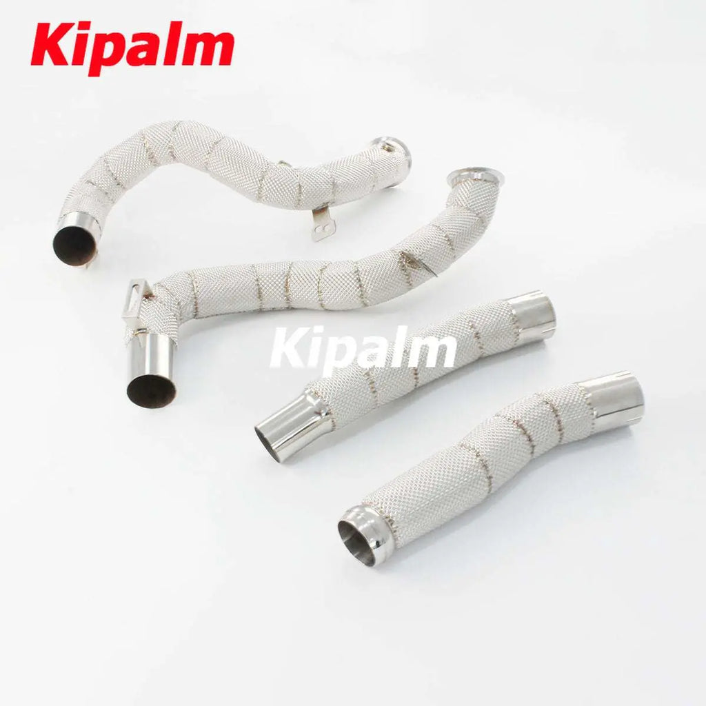 1PC 304 Stainless Steel Downpipe for Mercedes-benz AMG-GT 4.0T C190 2016-2019
