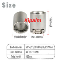 Load image into Gallery viewer, Curly Edge Stainless Steel Exhaust Tip